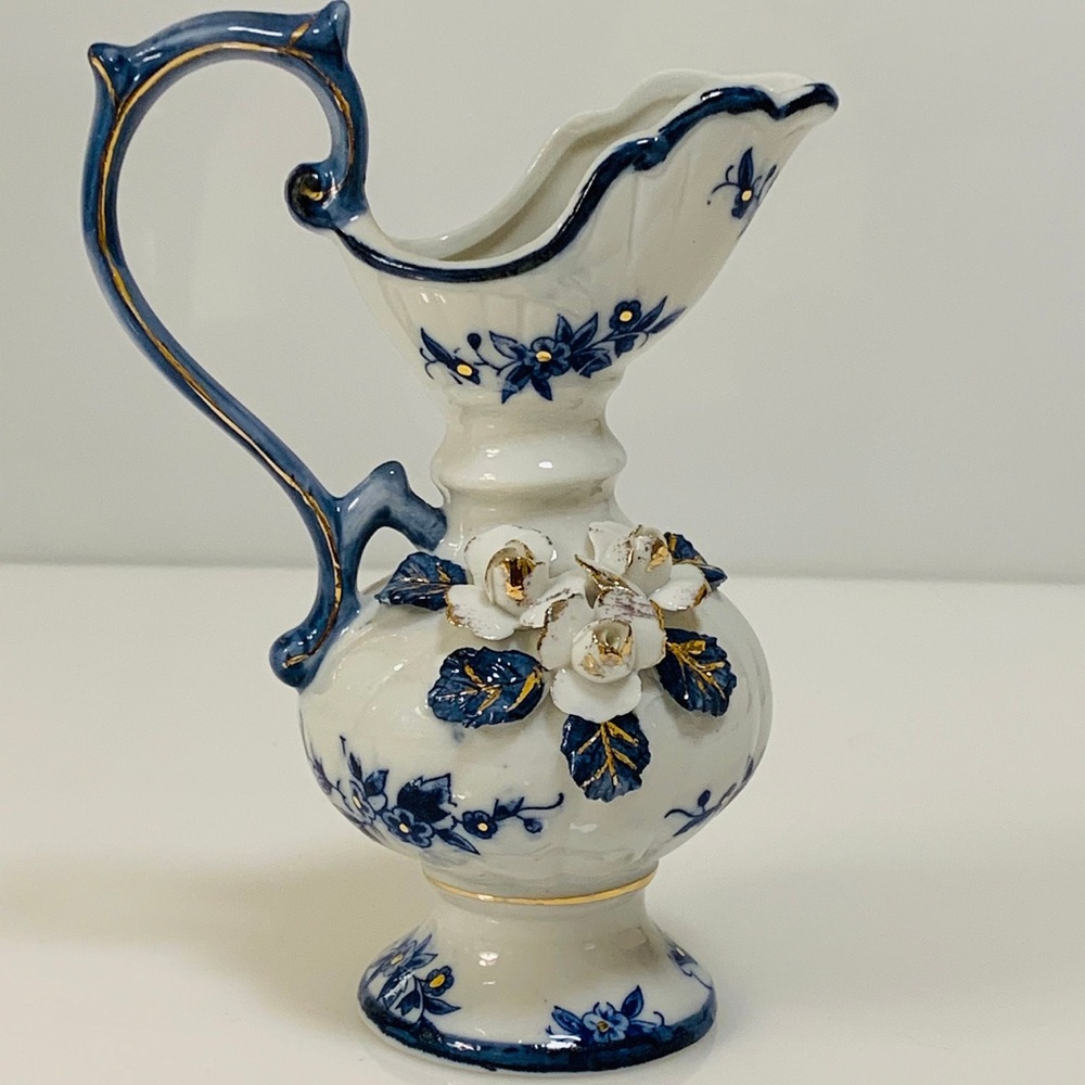 Vintage Fine Lego Porcelain Dainty Pitcher/Creamer